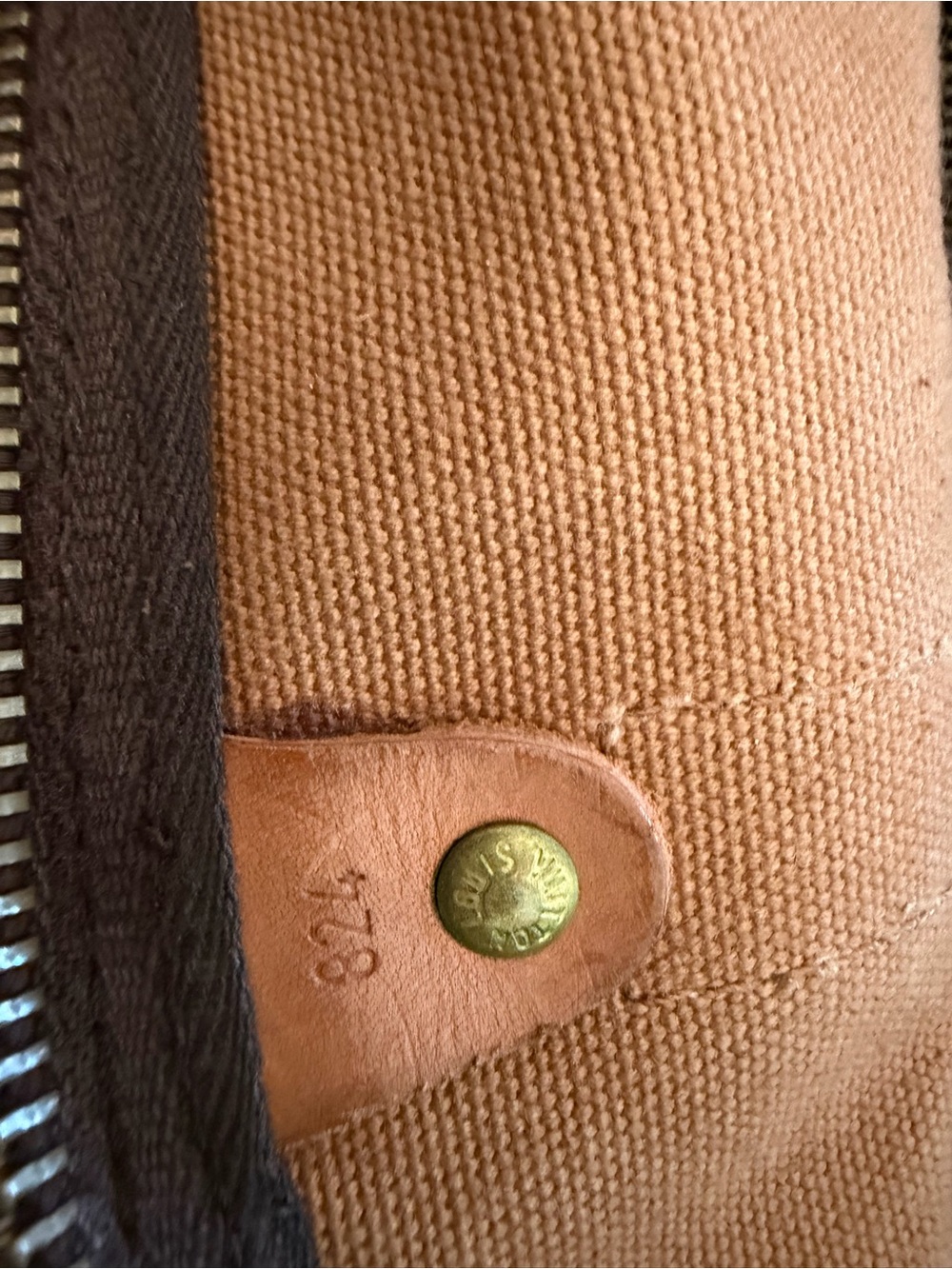 Louis Vuitton Brown Monogram Canvas Travel Keepall 55 - Picture 5 of 11